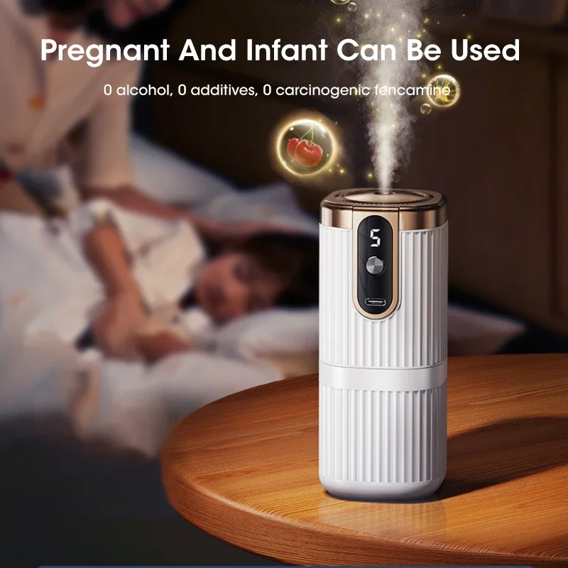 Smart Aromatherapy Machine Mini USB Charging Home Essential Oil Diffuser Adjustable Wall Mounted Bedroom Office Air Purifier image 3