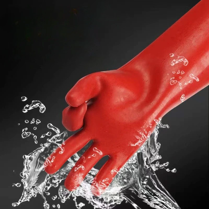 

1 Pair Security Protection Tool Anti-electricity Protect Professional 12kv High Voltage Electrical Insulating Gloves Work Gloves