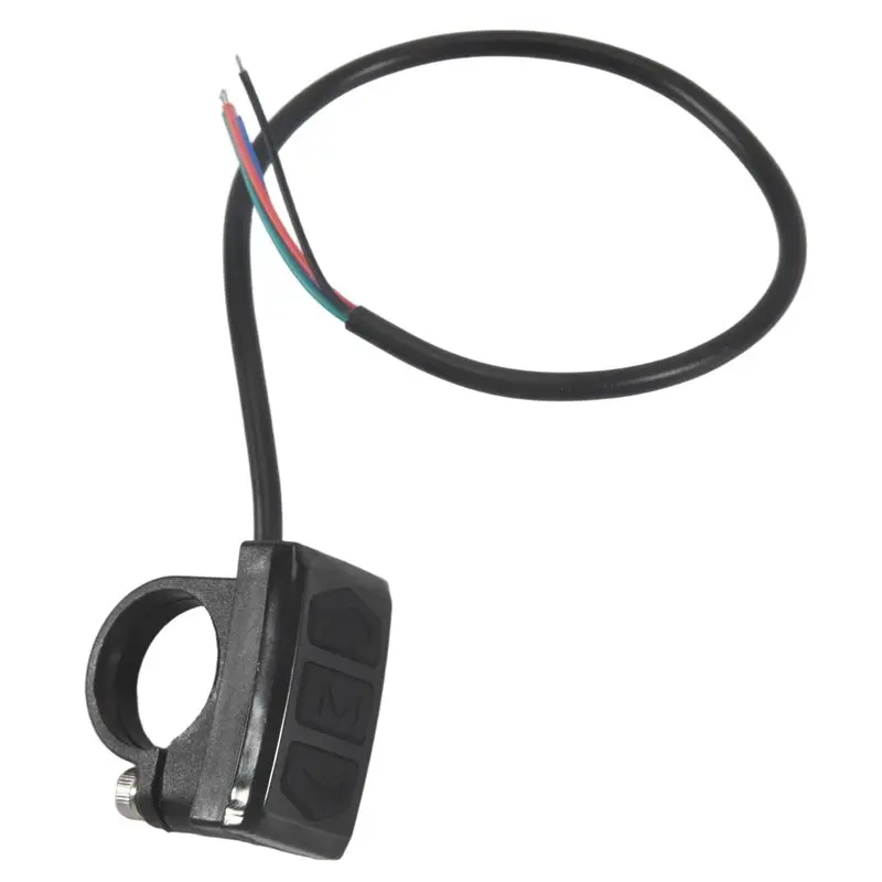 ABYB Electric Bicycle Switch Control Button Handlebar Mount Split Meter Switches Button For LCD Meter E-Bike Accessories