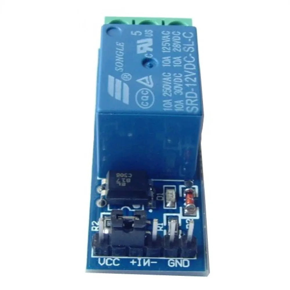 12V 10A EL817 Optocoupler Isolated Relay Module Equipped with Output Signal Indication and Diode Freewheeling Protection
