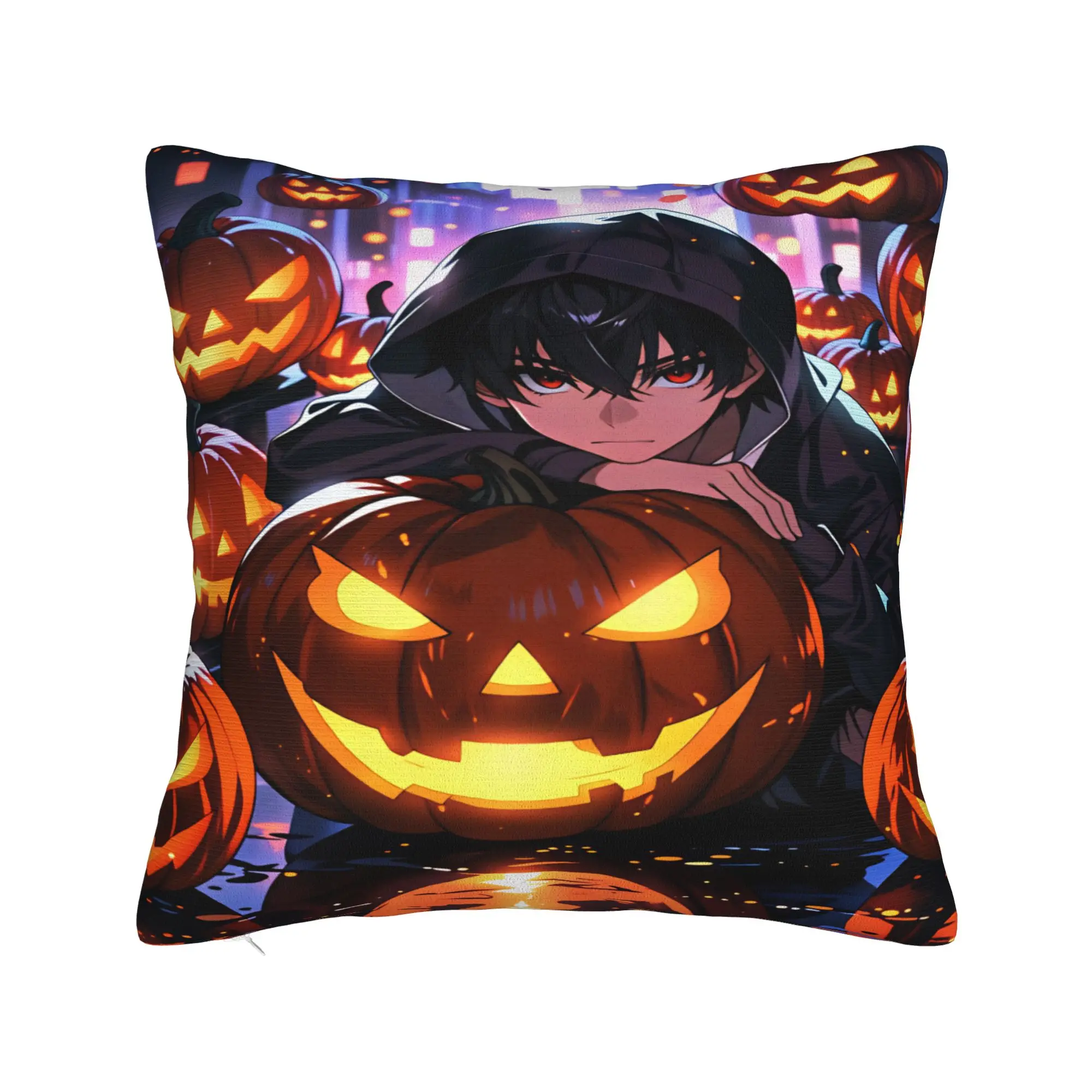 Halloween  Pillow Cover Uchiha Itachi Design Cushion Cover Funny Pillow Case For Couch Sofa Bedroom