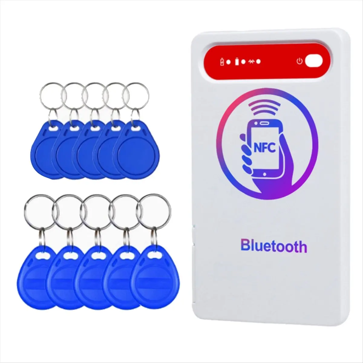 《Factory Direct》NFC Max Card Reader Writer Bluetooth IC ID RFID Duplicator Elevator Encryption Card Reader Support Android IOS H