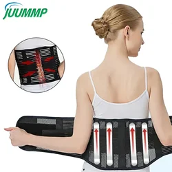 Correa de Soporte Lumbar para hombres y mujeres, 1 piezas, para alivio del dolor de espalda baja, con almohadilla Lumbar, para disco herniado y ciática