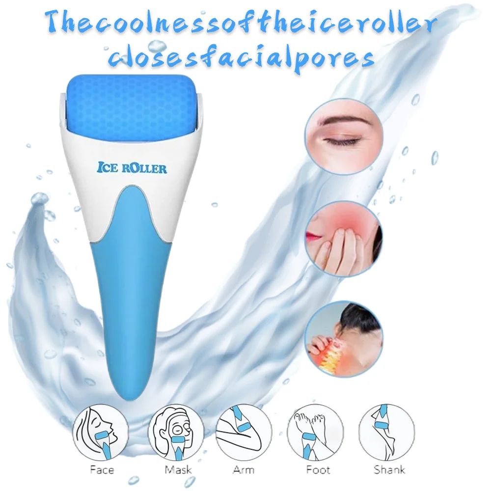

New beauty Rotating ice roller is a cooling ice roller massager used for facial and body massage, which can remove wrinkles
