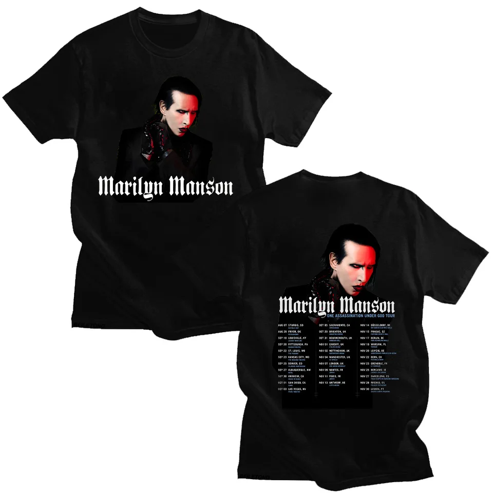 Marilyn Manson One Asspassination Under God Tour T Shirts Retro