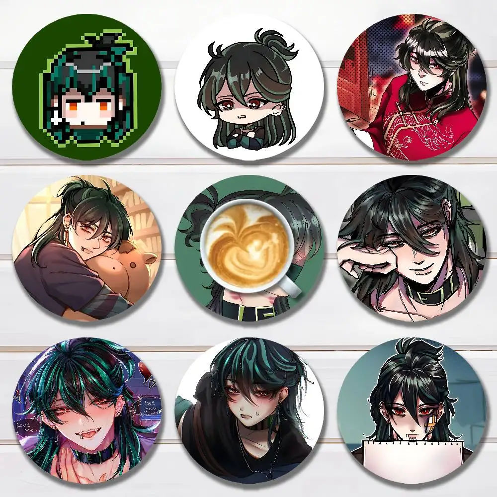 

The Kid at T-The B-Back S-Sol wooden anti-slip coasters suitable for home office and theme party decoration