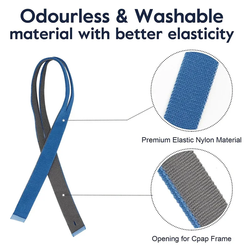 AS96-4-Pack Air Fit P10 correa para casco, reemplazos de casco CPAP para máscara de almohada Nasal Airfit P10, con 12 Clips de ajuste