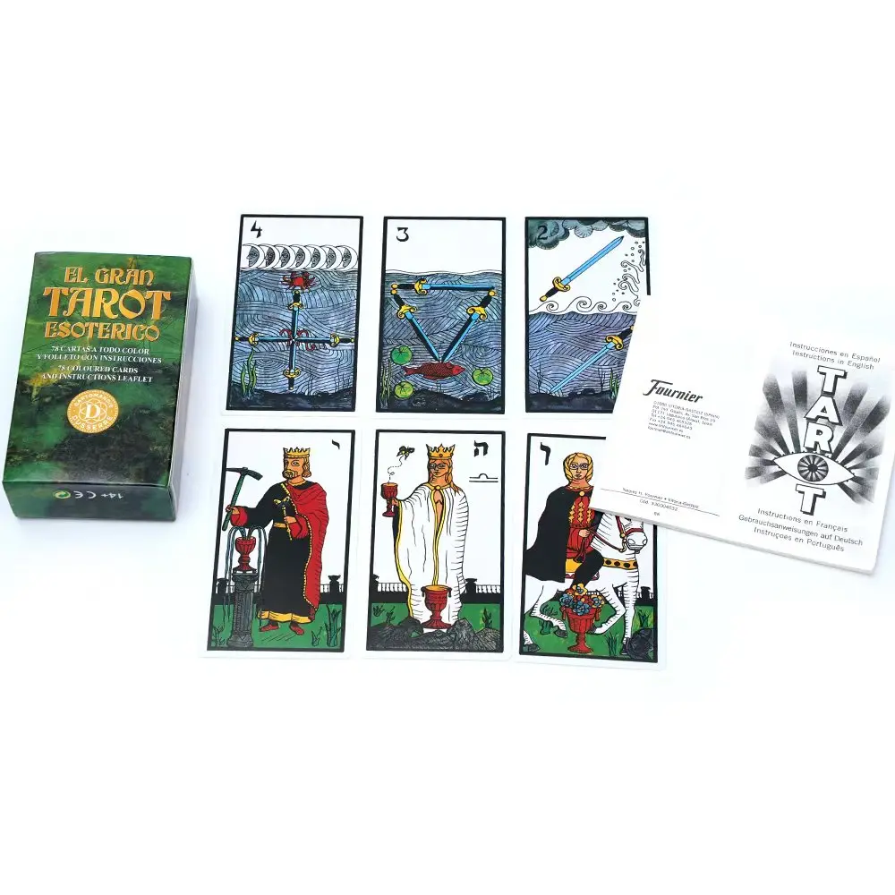 

Española Baraja de Tarot Esotérico con Instrucciones Incluidas Cartas Adivinatorias El Sol Diseño para Lecturas Espirituales