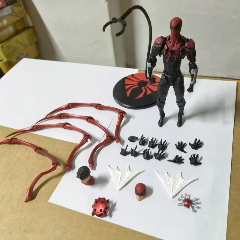 

16 см KO Ultimate Человек-Паук Глава Паркер шарнирная фигурка Ultimate Neighbor Коллекционное украшение для рабочего стола игрушка для мальчика в подарок