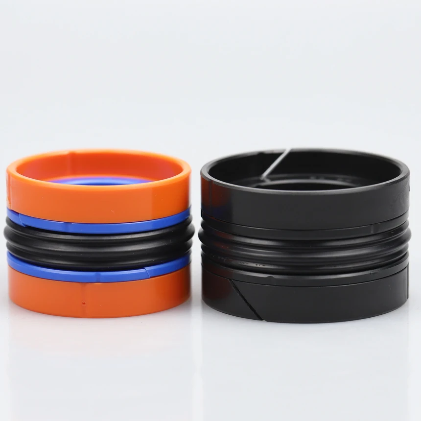 KDAS DAS Hydraulic Cylinder 5-Piece Seal Kit Compact Ring Gasket Combination Double Acting Piston Seal Bidirectional Oil Seal