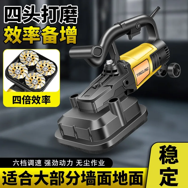 Industrial Dust-Free Concrete Floor Grinder, Epoxy Coating Grinding & Terrazzo Polishing Machine for Floor Refurbishment Work