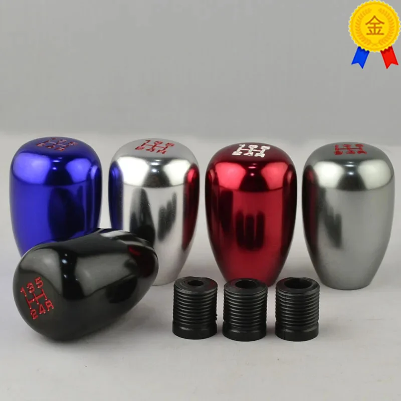 Car Gear Knob Car Modification Aluminium Alloy Universal Manual Gearshift 5-speed 6-speed Shifter Head Car Parts and Accessories