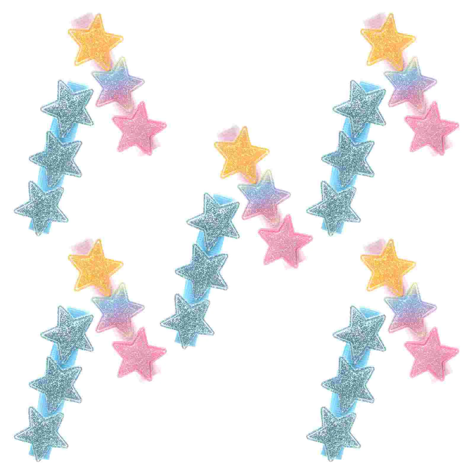 

Star Clip Glitter Hair Snap Clips Sequin for Kids Toddler Accessories Girls Pin