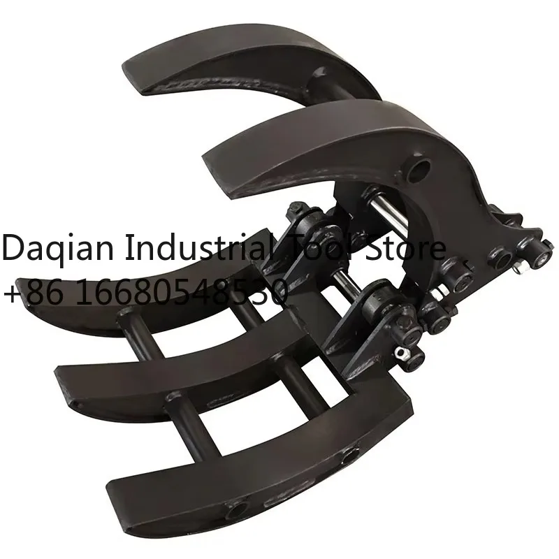 d1sMini Hydraulic Excavator Accessory Small Digger Bagger Pelle Attachments Log Splitter Quick Hitch Grapple Break Hammer Ripper