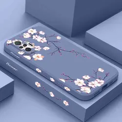 Note 10Pro Bright Orchid Silicone Phone Case For Xiaomi Redmi Note 10 10S 10T 10Pro 11S 11Pro 12S 12 9T 9 11EPro 12Pro Cover