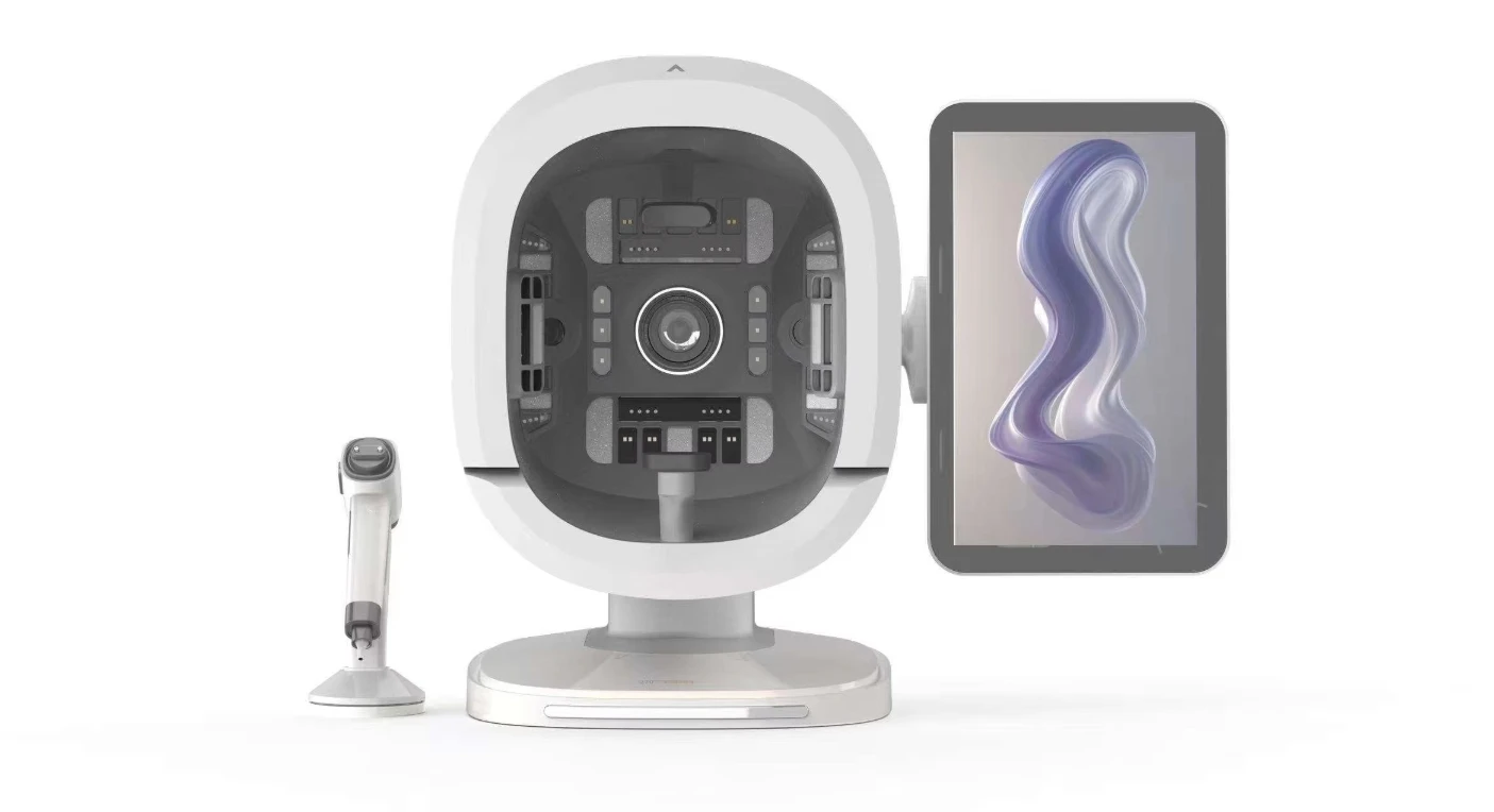 

Oem Professional Skin Analyzer Ai 3d Digital Face Skin Analyzer Machine with 8-Spectral Imaging Technology 48MP UltraClear Pixel