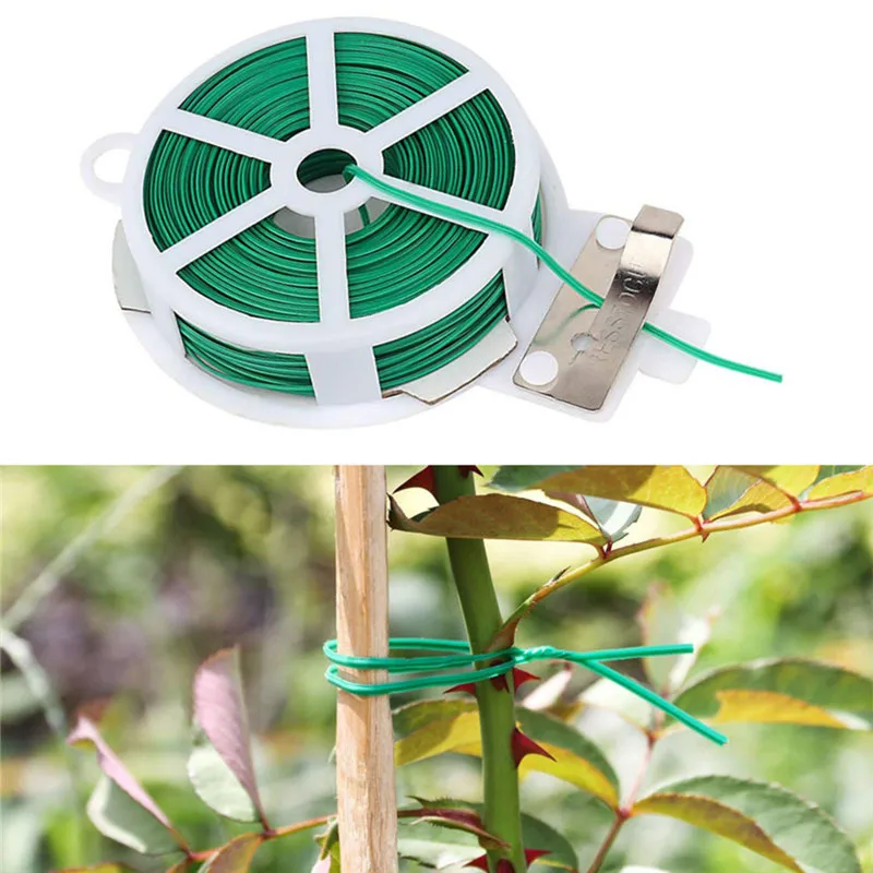 Garden Flexible Binding Wire Twine Fixed Climbing Plants Line Creeper Vegetable Stabilization Vines Ties Gardening Accesorries