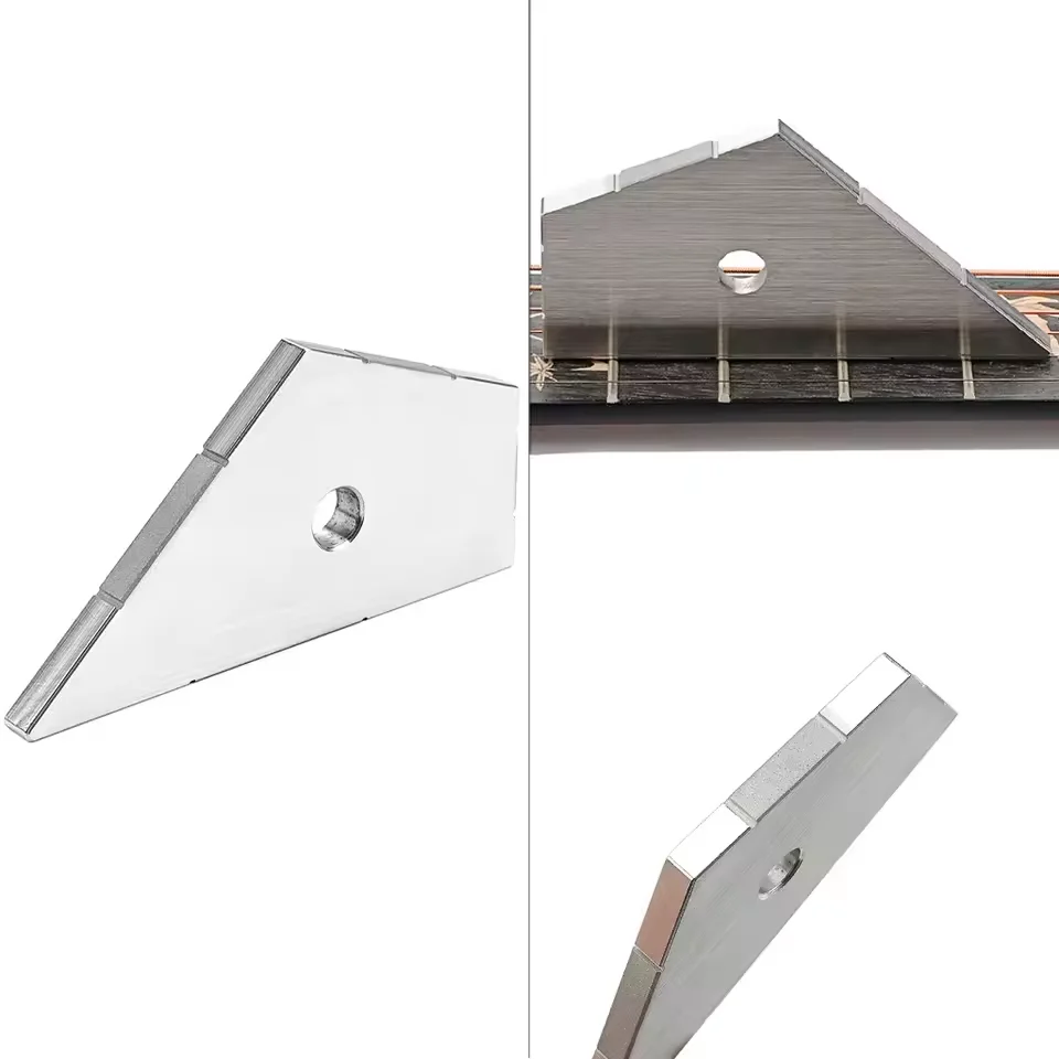 Professional 4-Side Diamond Fret Leveler Ruler Stainless Steel Fret Leveling Tool for Electric/Acoustic Guitar Fingerboar Repair