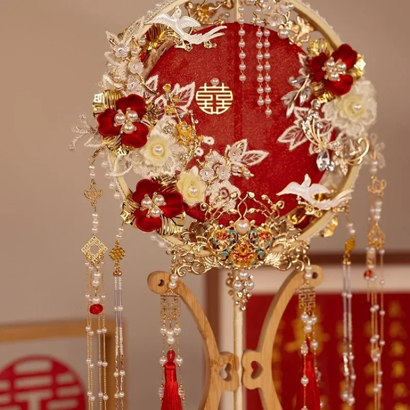Chinese group fan bride wedding two-color DIY material bag girlfriend wedding gift show clothes