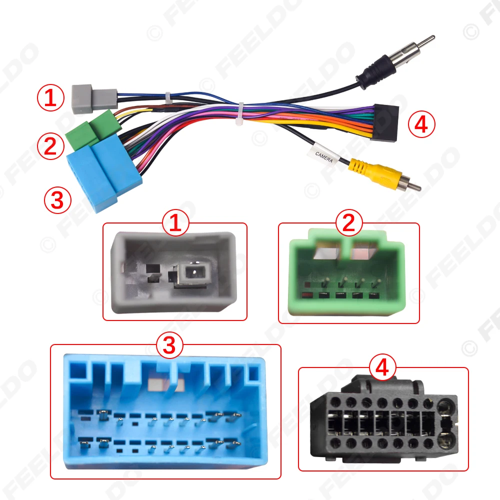 Car 16pin Power Cord Wiring Harness Adapter For Suzuki Swift 2006+ Installation Head Unit