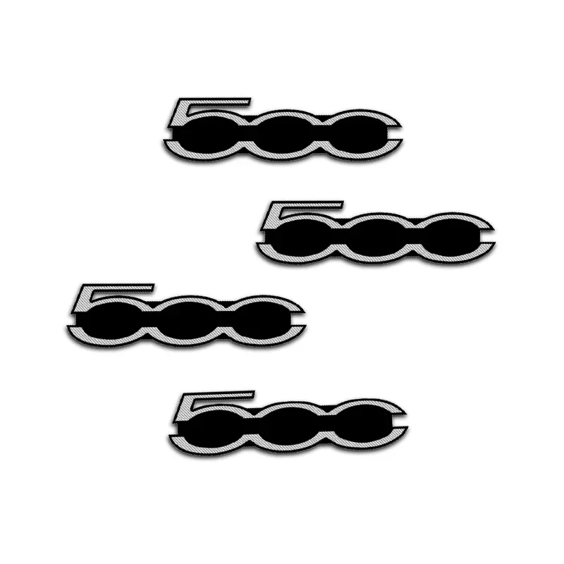 Car Speaker Audio Badge Stereo Emblem Sticker for Fiat 500 500x 124 Punto Panda Ducato Bravo Tipo Barchetta Brava Abarth 595 view 5