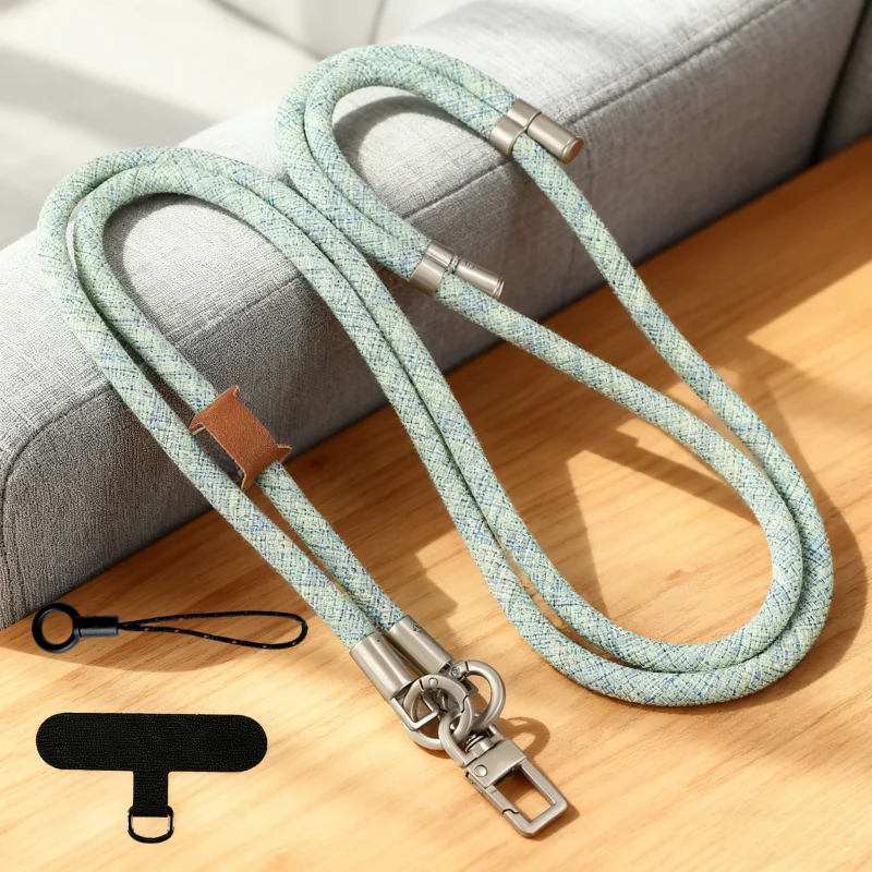 

Adjustable Detachable Neck Cord Lanyard Strap Phone Lanyard Carabiner Compatible Pendant With Card For Mobile Key
