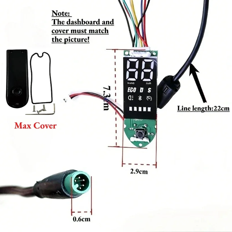 

Универсальный смарт-контроллер для электросамокатов мощностью 250-600 Вт (8-14 дюймов). Приложение для самостоятельного обучения, противоугонный замок. Для серии Ninebot Max G30.