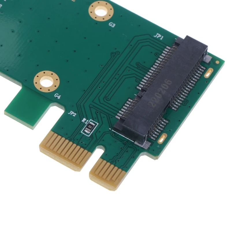 미니 PCIE to PCI-E 무선 카드 PCI-익스프레스 와이파이 네트워크 어댑터, 그린 에디션 라이저 카드 다리미 시트, 휴대용 SQWF