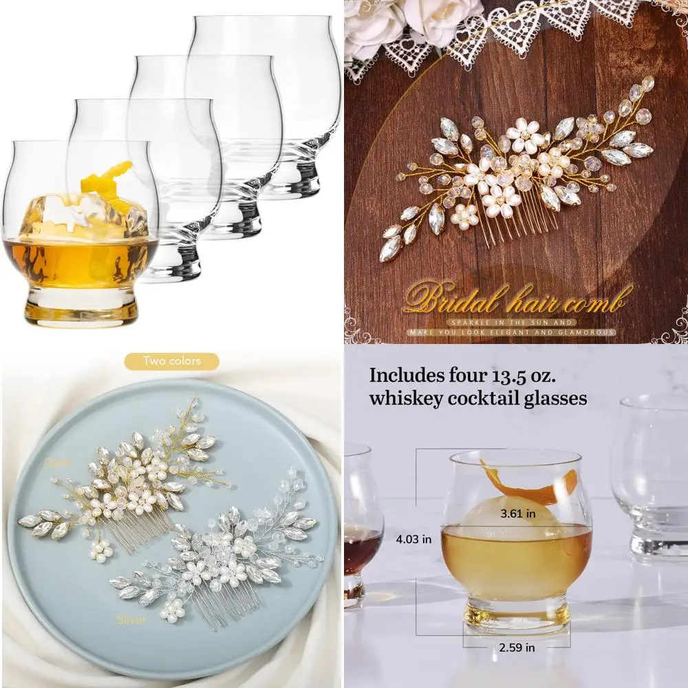 

Signature Whiskey Bourbon Glasses Set of 4, Kentucky Bourbon Trail Whiskey Bar Cocktail Glasses, Tasting Whiskey Glasses for Me
