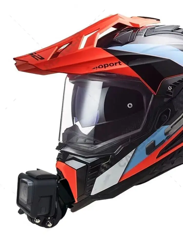 Aluminiowe mocowanie na kask LS2 MX701 do GoPro Hero 12 11 10 Insta360 X4 X3 Ace Pro DJI Action 4 - akcesoria do kamer — zdjęcie produktu 6