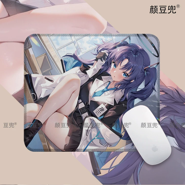 Hayase Yūka Anime Blue Archive Mat For S And L Size Gaming Mouse pad Gamer Company Keyboard Mouse Mats Carpet Computer Desk Mats