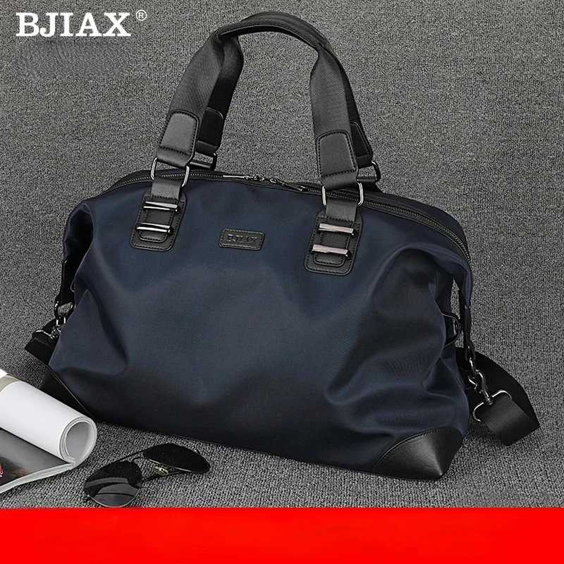 BJIAX Fitness Bag Men Hand Luggage Bag Short Distance Large Capacity Travel Duffel Business Travel Light Bag Casual