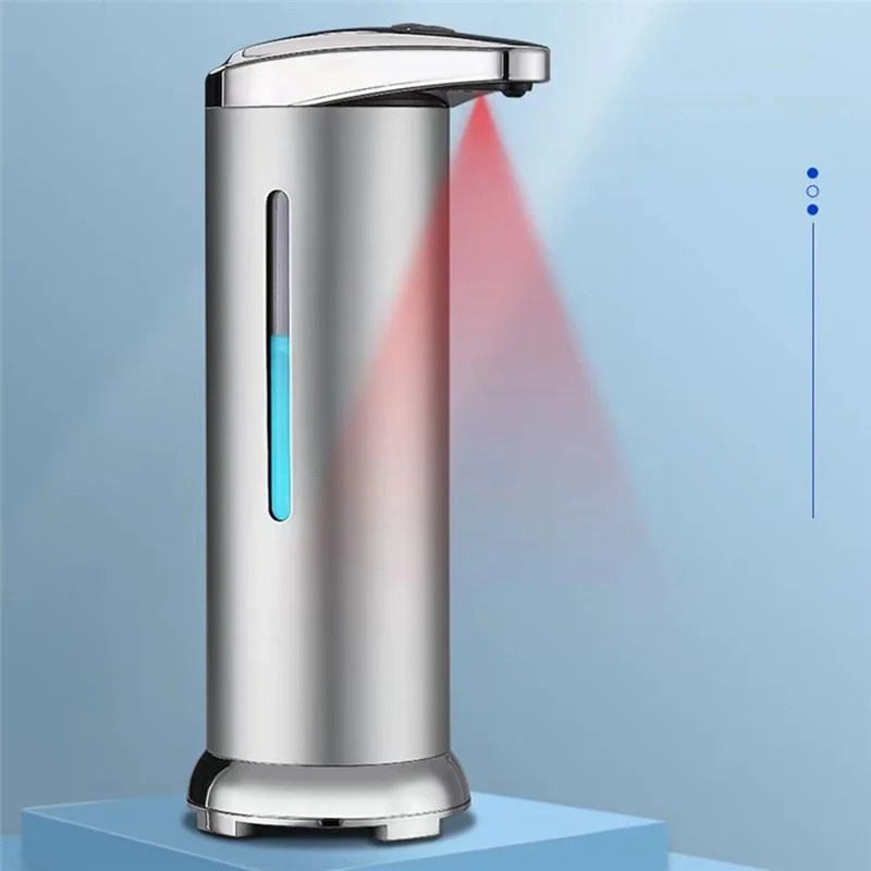 B69C Automatic Liquid Soap Dispenser Touchless Sensor Bathroom Smart Foam Machine Liquid Soap Dispenser Pump Container Durable