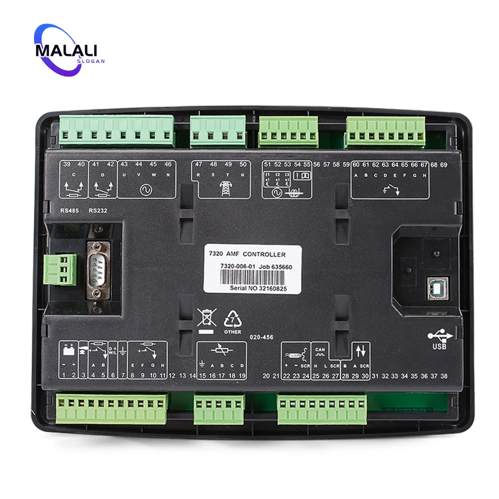 Imagem -05 - Auto Start-stop Generator Controller Substituir Dse7320 Mkii Amf Painel do Módulo de Controle Alternador Genconjunto Parts Alta Qualidade