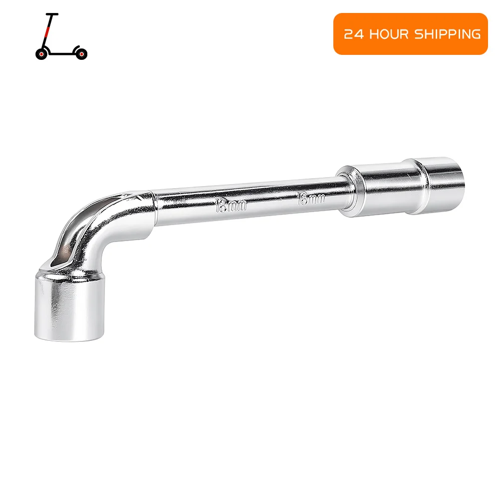 Electric Scooter L-shaped Spanner Multi-purpose 18mm Open Socket Wrench for DUALTRON Series To Tighten or Loosen Motor Axle Nut