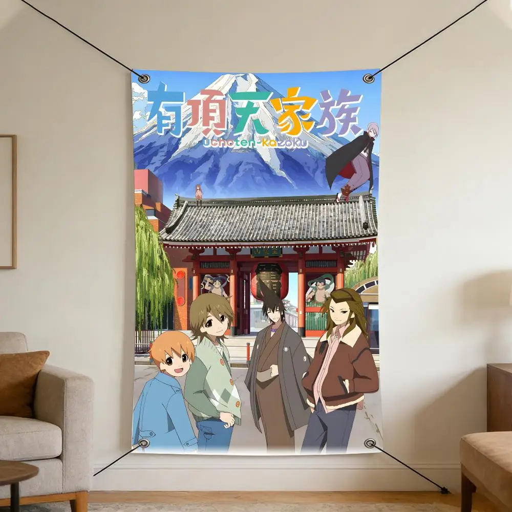 Anime The Eccentric Family Flags Flags are suitable for festival celebrations, birthday parties, outdoor camping, and home decor