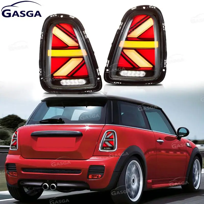 Running Brake Reversing Rear Car Lights Refit Turn Signal Lamp For MINI Cooper R55 R56 R57 2007-2013 LED Tail Lights Assembly