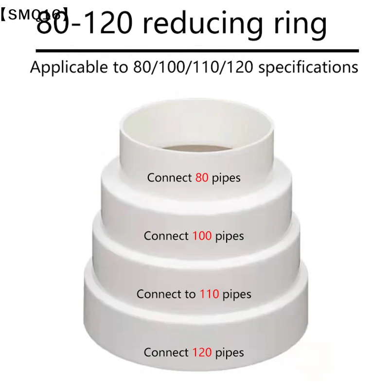 Duct Multi Reducer Extractor Fan Pipe Connector 80/100/110/120mm For Fan Ventilation Duct Pipe Tube Exhaust Duct Connect【SMQ】
