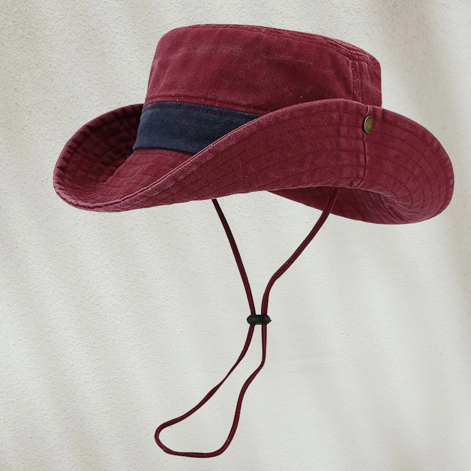 Outdoor-Fischerhüte für Erwachsene mit UV-Schutz und breiter Krempe – Retro, gewaschen, faltbar, für Jagd, Wandern und Strand