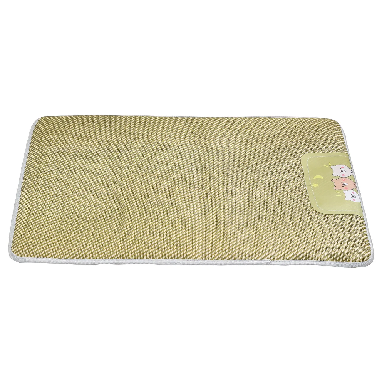 

M:50*35cm Summer Rattan Pet Self Cooling Mat Dog Bed for Medium Small Dogs Cats