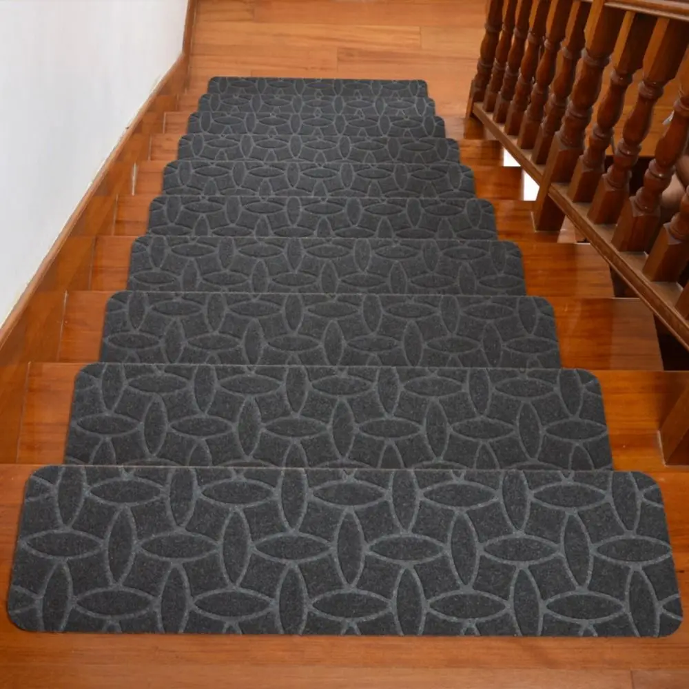 76X20cm Stair Tread Carpet Mat Self-adhesive Floor Mat Door Mat Step Staircase Non Slip Pad Protection Cover Pads Home Decor