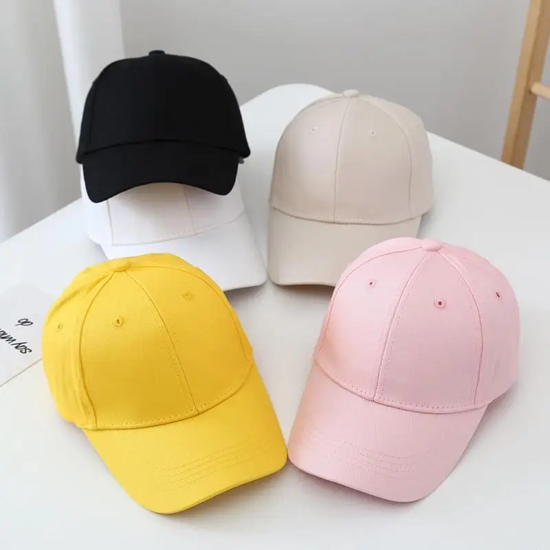 Custom Logo Kids Adjustable Baseball Cap Boys Girls Casual Hip Hop Kids Dad Caps Sunshade Snapback Dad Hat for School Sports
