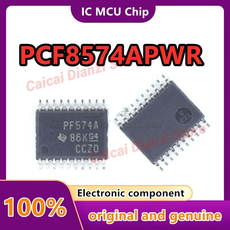 10 قطعة/الوحدة PCF8574APWR طباعة الشاشة PF574A TSSOP-20 I/O المتوسع 8 بت رقاقة