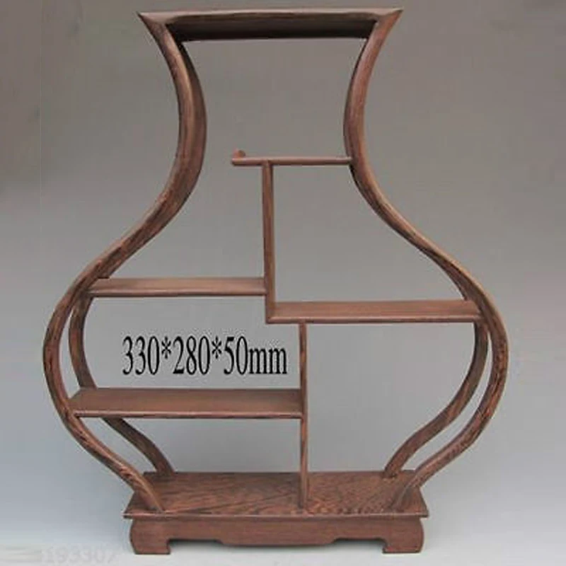 Pretty wood Stand /SHELF For Netsuke / Snuff Bottles Or Curios