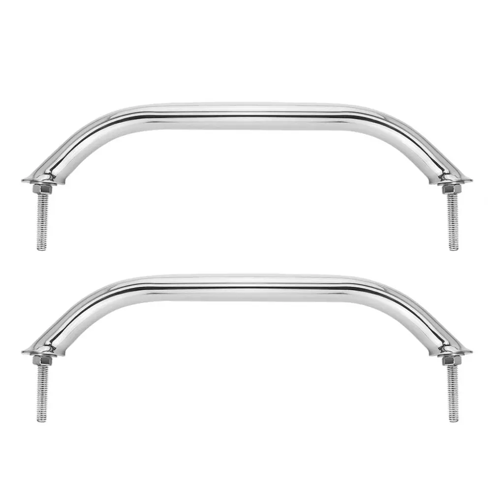 Marine Grade SS304 Grab Handle Door Handrail Grip Rail Bar with Bolt for Boat Yacht Hatch