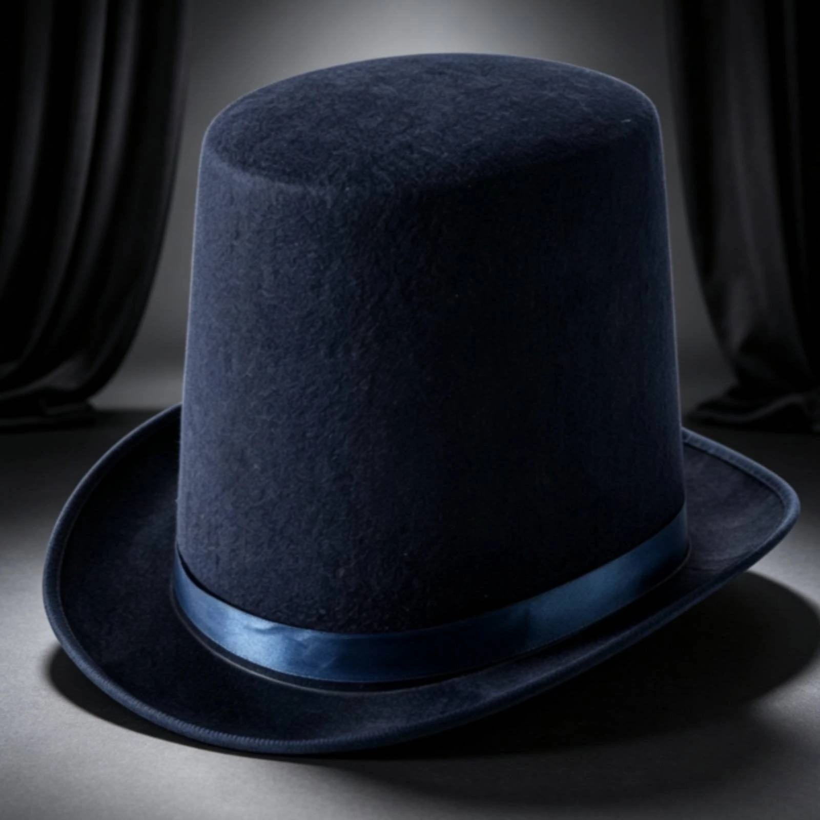 Lincoln Style Top Hat Classic Lincoln Top Hat Structured High Quality for Performers, Theater Performances, Photo Shoots