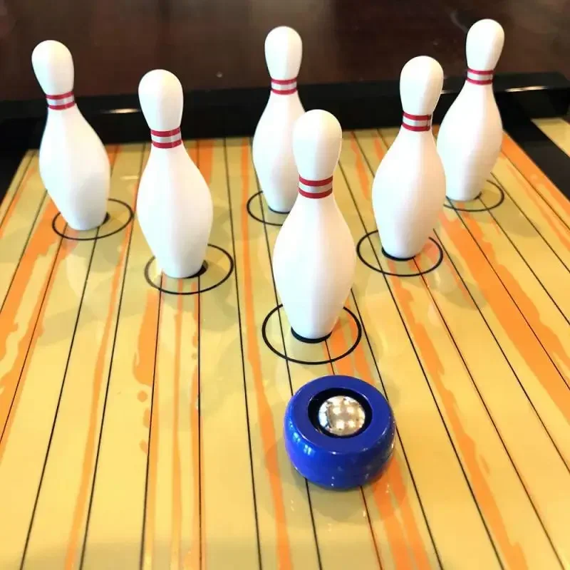 Tabletop Bowling Ball Jogo de Tabuleiro, Mini Jogos de Mesa para Viagem, Bar, Treino Escolar, Feriado, Festa em Família, Puzzle