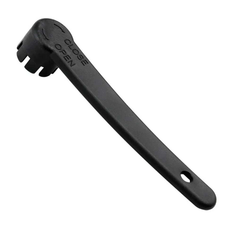 Portable 6/8 Groove Air Valve Wrench Leakproof High Strength Plastic Valve Wrench Black Color Hand Tool Wrench For Dinghy