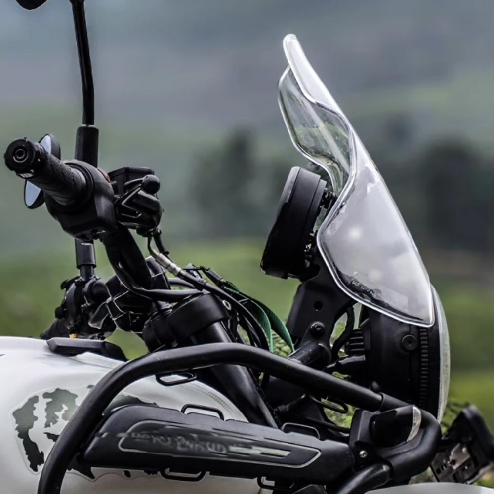 ل الهيمالايا 450 الهيمالايا 452 الهيمالايا 450 2024 2025 دراجة نارية الزجاج الأمامي أثار الزجاج الأمامي أجزاء الهيمالايا