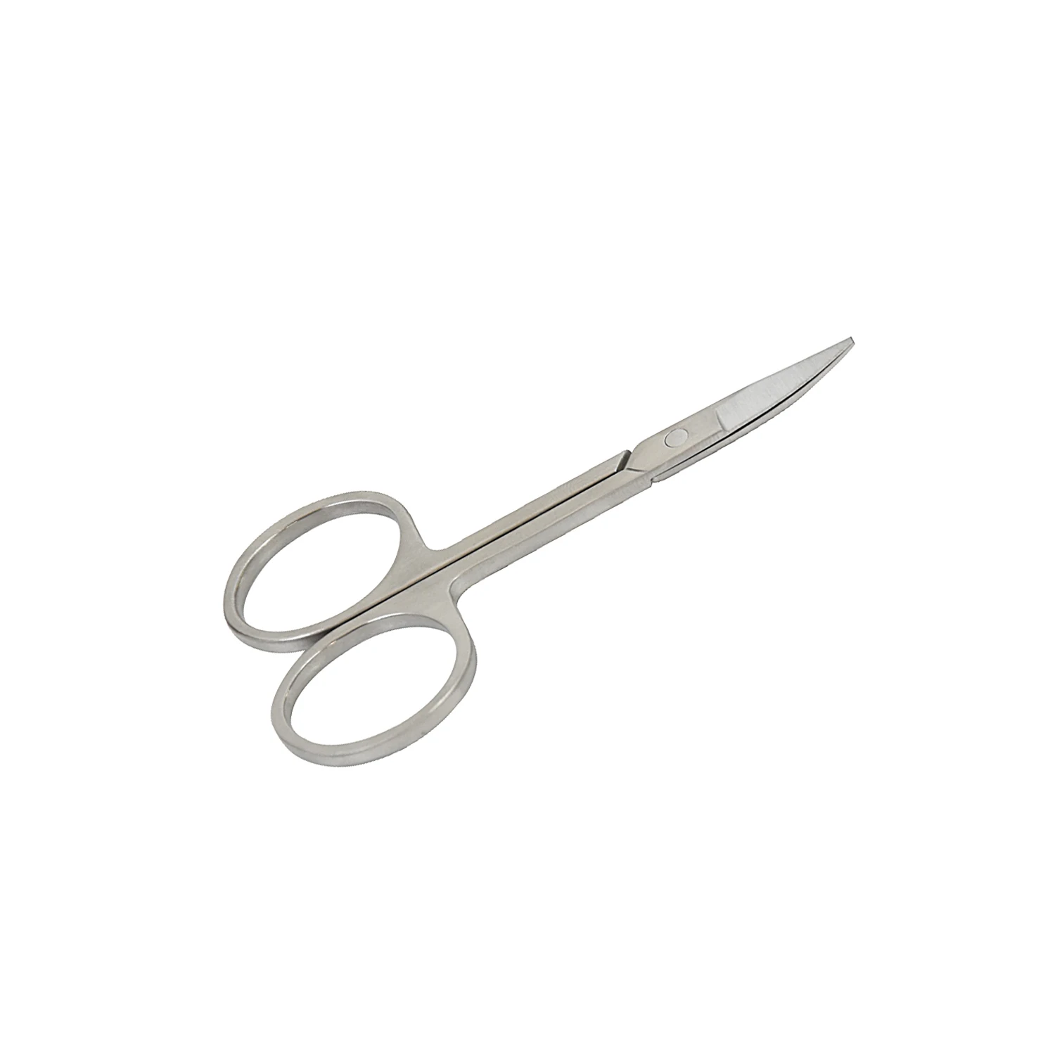 1 Piece Nail Cuticle Scissors Curved Tip Beauty Scissors Eyebrow Eyelash Nose Hair Scissors